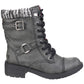 Rocket Dog Women's Thunder Galaxy Biker Boot in Black