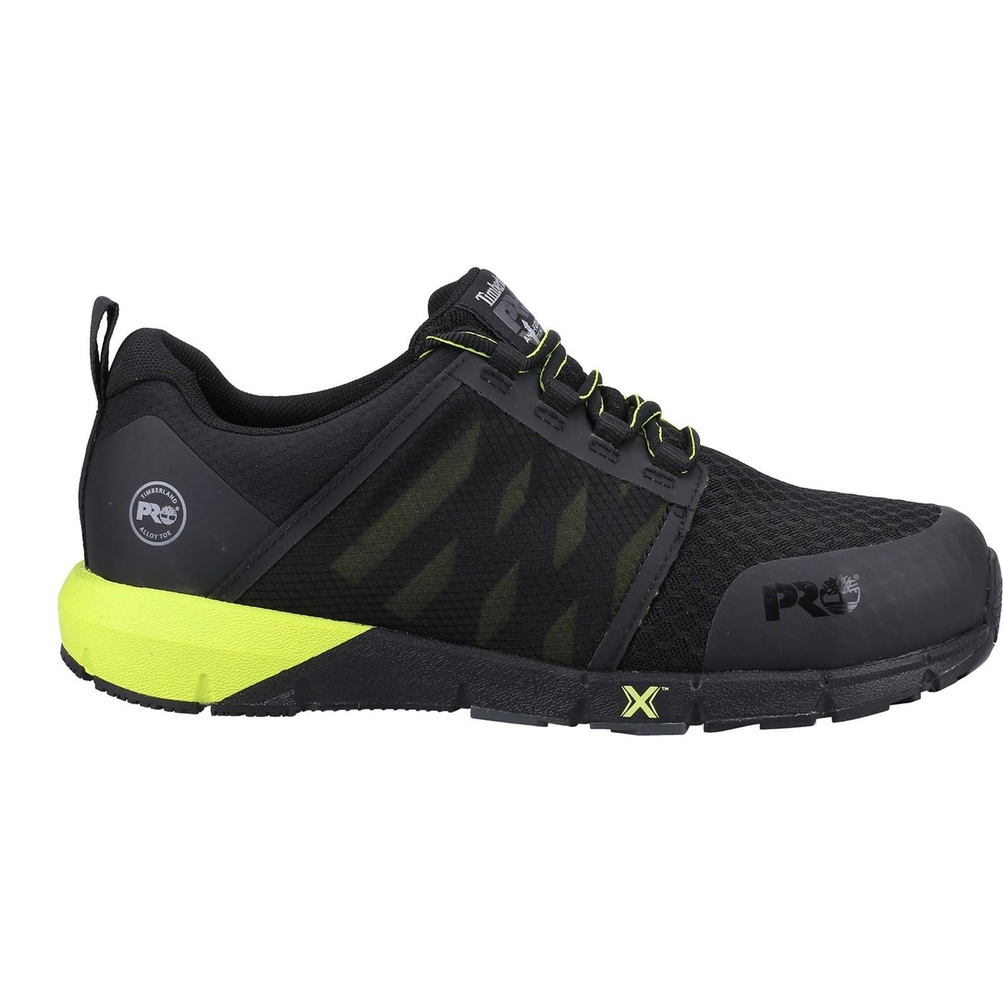Timberland Pro Men's Radius Trainer in Black/Hi Viz Yellow