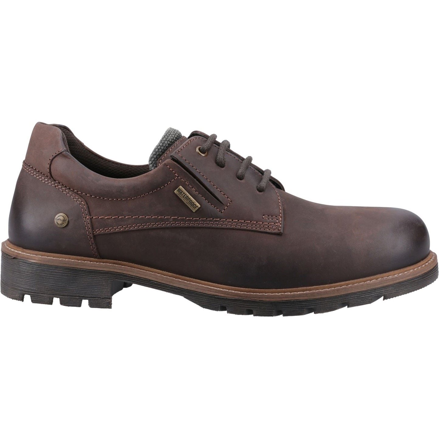 Cotswold Ebrington Leather Men's Brown Lace-Up Shoes