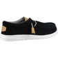 HEYDUDE Unisex Wally Craft Suede Shoe in Black