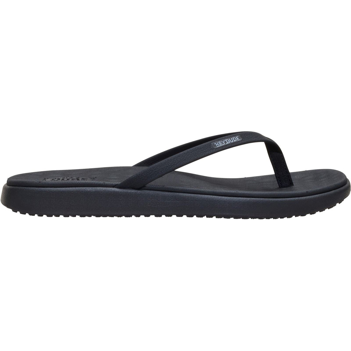 HEYDUDE Maui Breeze Polyurethane Women's Black/Black Flip Flops