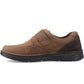 Hush Puppies Forde Touch Fastening Leather Men's Tan Loafers