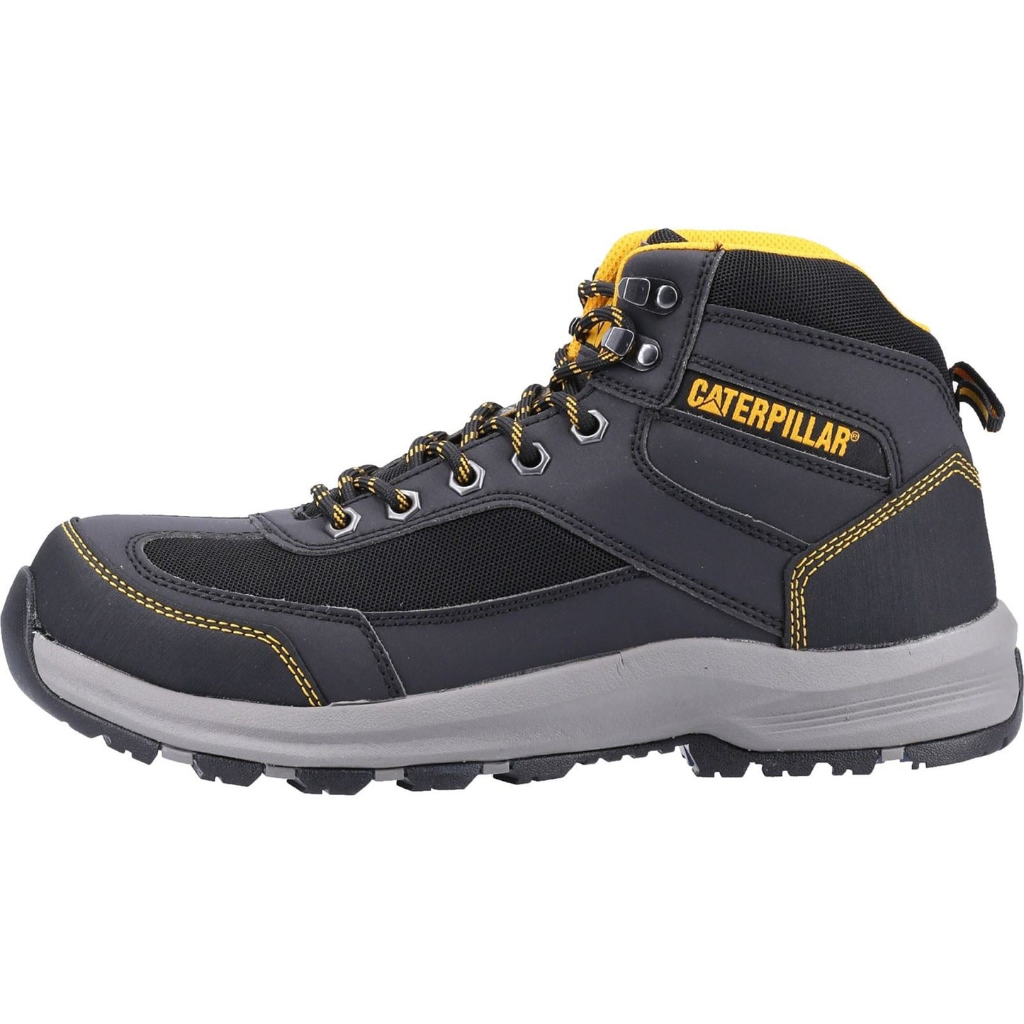 Caterpillar Men's Elmore Mid Safety Hiker in Grey