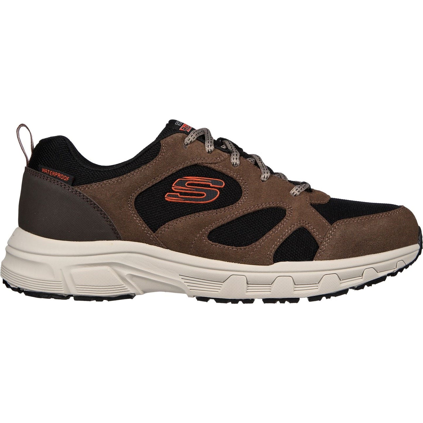 Skechers Men's Oak Canyon Sunfair Trekking Low Cut in Brown/Black
