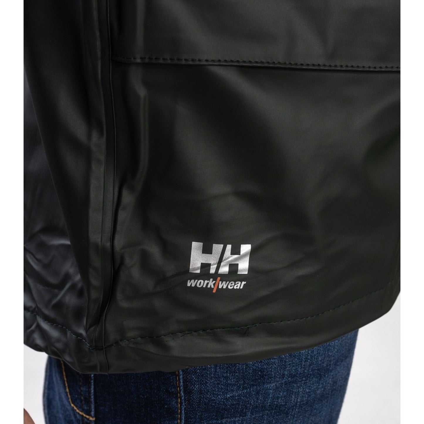 Helly Hansen Workwear Voss Unisex Adults Green Rain Jacket