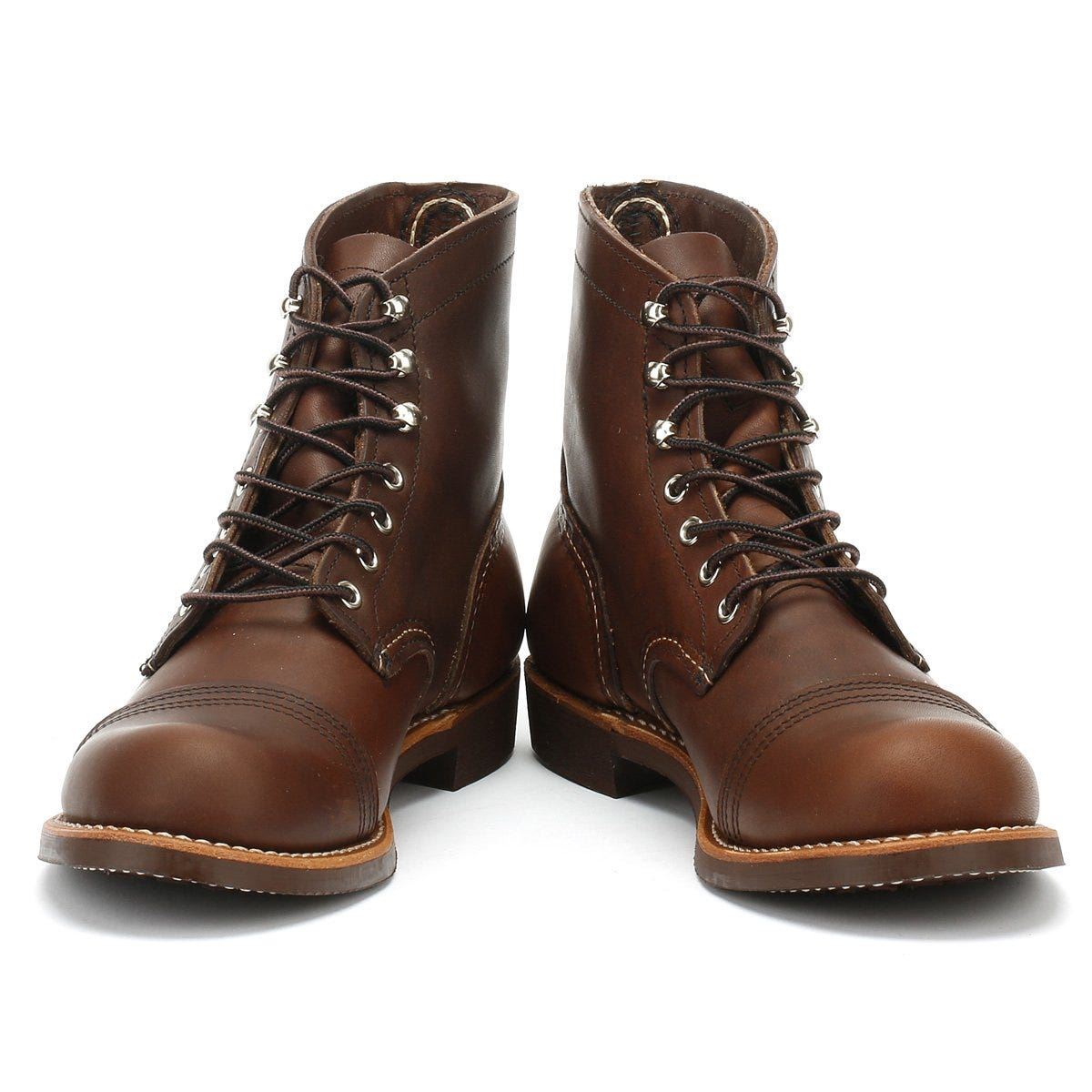 RED WING 8111 MENS IRON RANGER AMBER