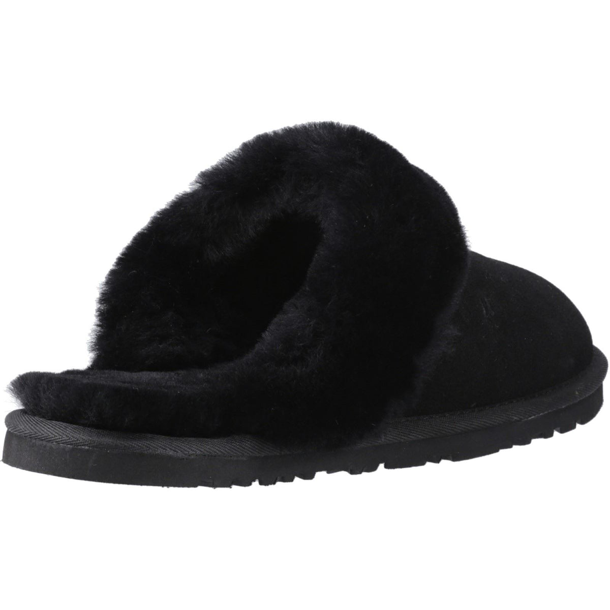 Hush Puppies Samantha Suede Women's Black Slippers