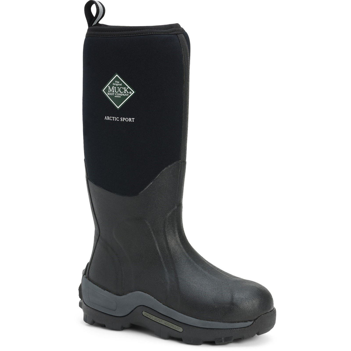 Arctic Sport Pull On Wellington Boot Black Black