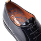 Base London Men's Roly Plain Toe Derby in Black