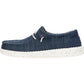 HEYDUDE Women's Wendy Stretch Mesh Shoes in Navy