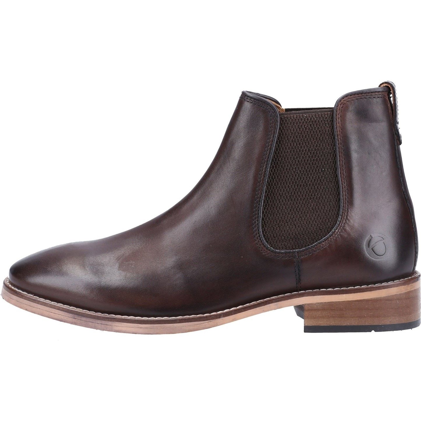 Cotswold Men's Corsham Chelsea Boot in Dark Brown