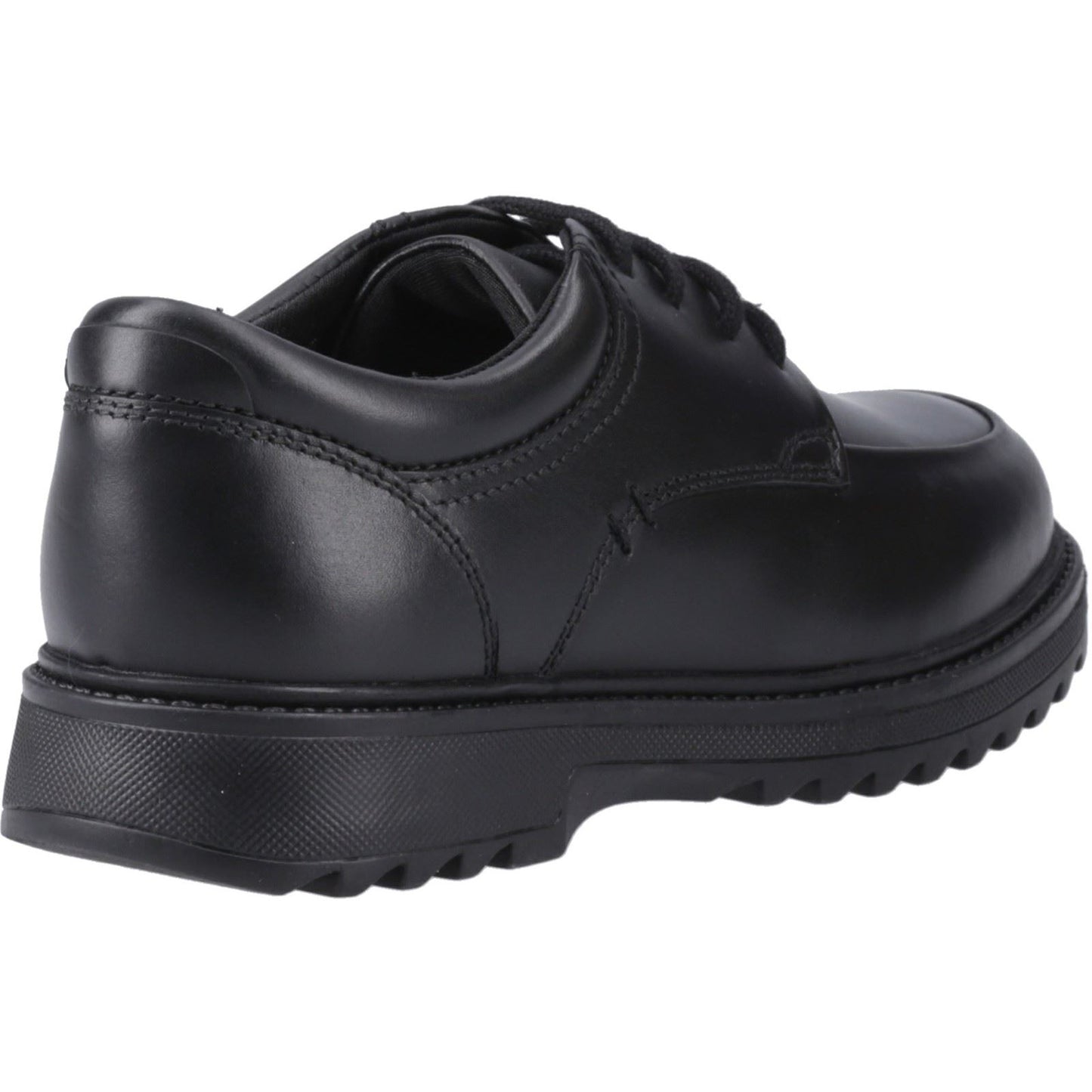 Hush Puppies Romeo Leather Junior Black Shoes