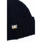 Caterpillar Rib Watch Black Beanie Hat