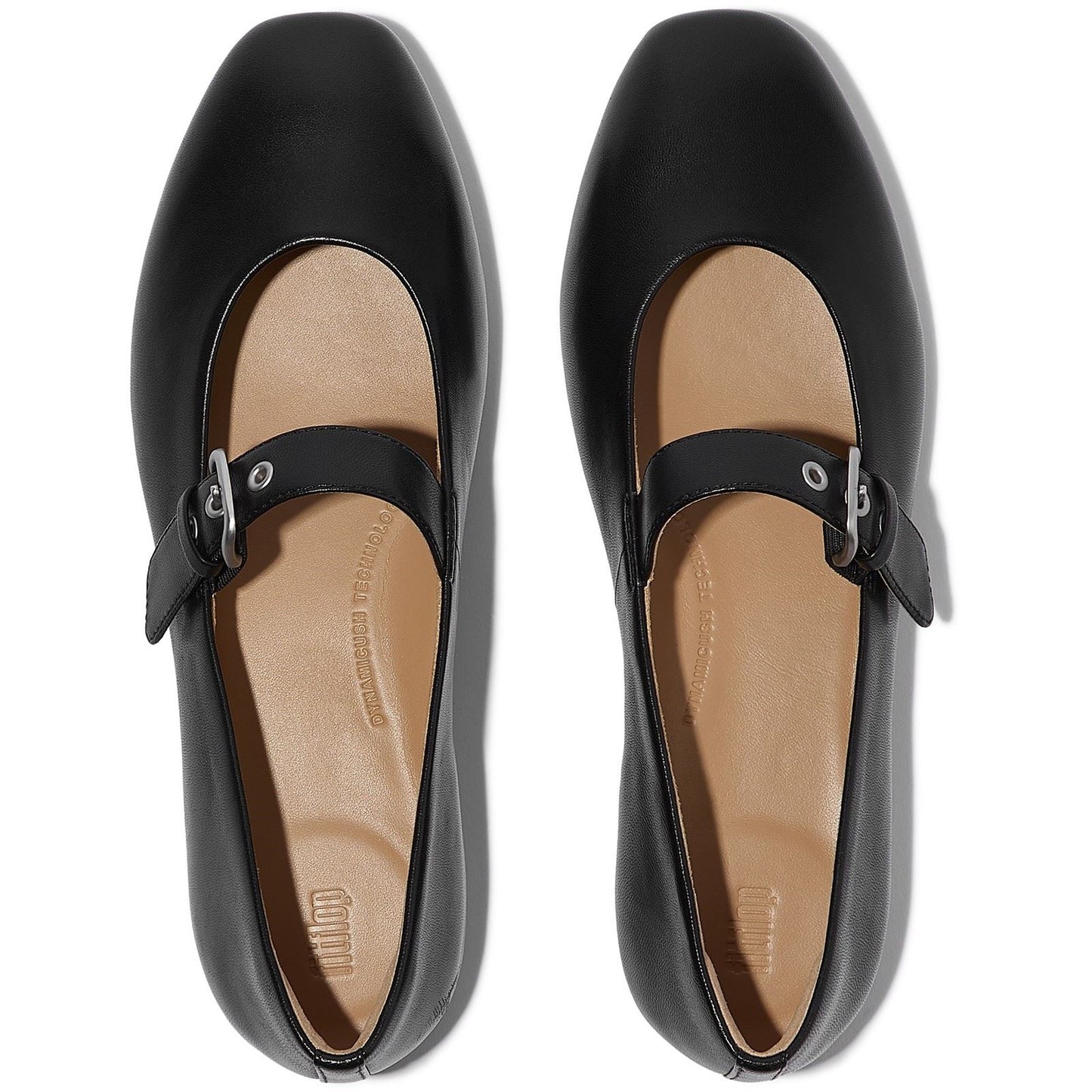 Fitflop Delicato Leather Women's All Black Narrow Fit Shoes