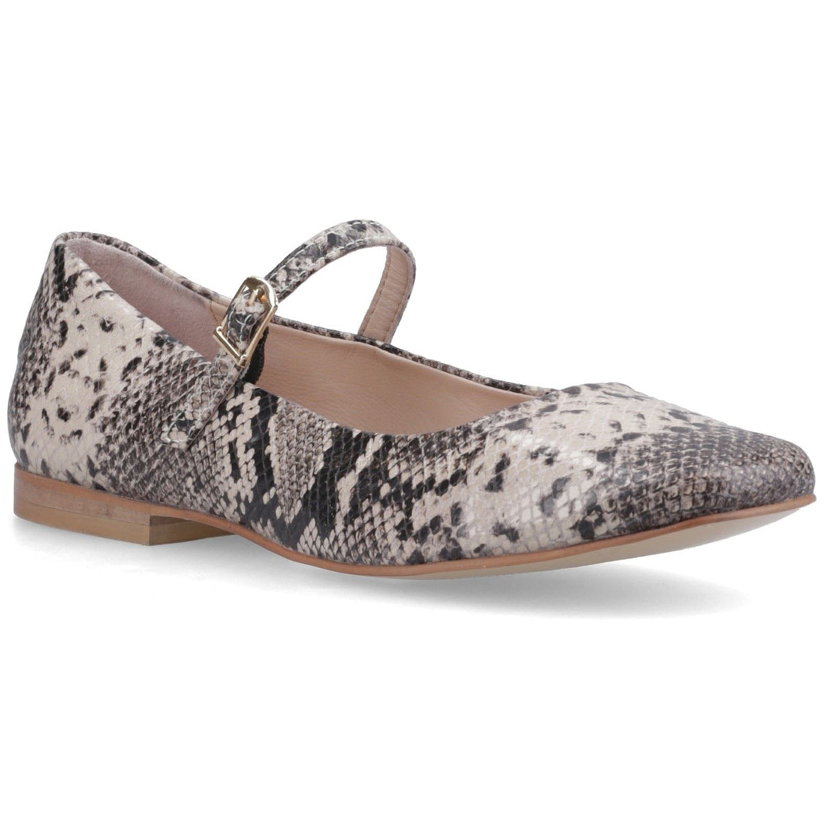 Hush Puppies Pasha Leather Women's Snake Flats