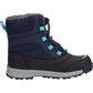 Hi-Tec Leo Nylon Bluenights/Black/Peacock Blue Winter Mid Calf Boots