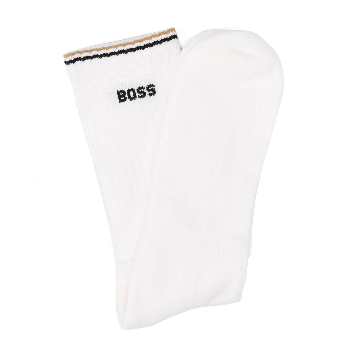 Boss - 50531597-960 MENS BOSS 3PC SIB STRIPE SOCK BLACK/WHT/GRY