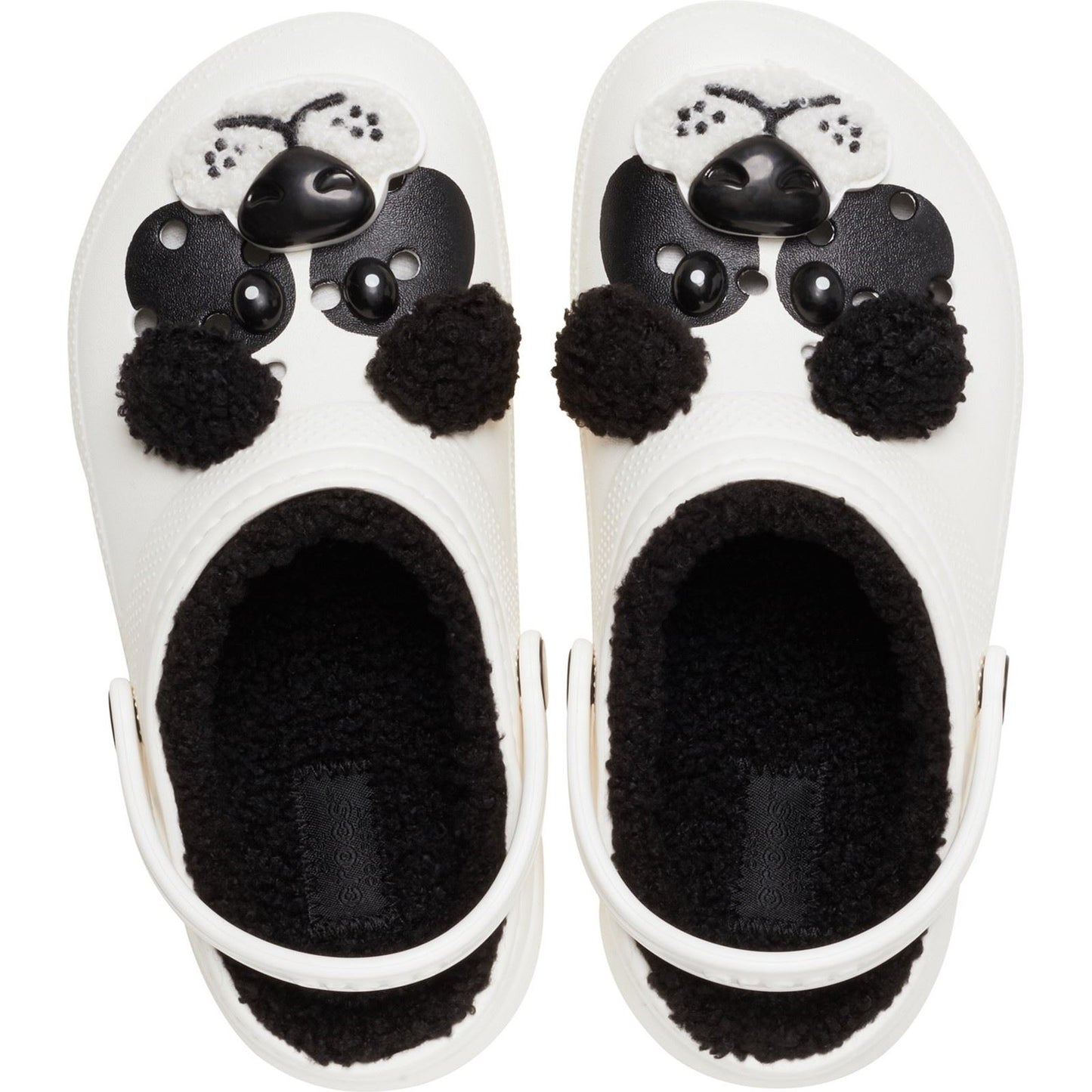 Crocs Classic Lined Fun Lab Thermoplastic Panda Clogs