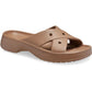Crocs Classic Cross Strap Thermoplastic Women's Milk Chocolate Sandals