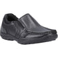 Hush Puppies Morgan Leather Men's Black Loafers