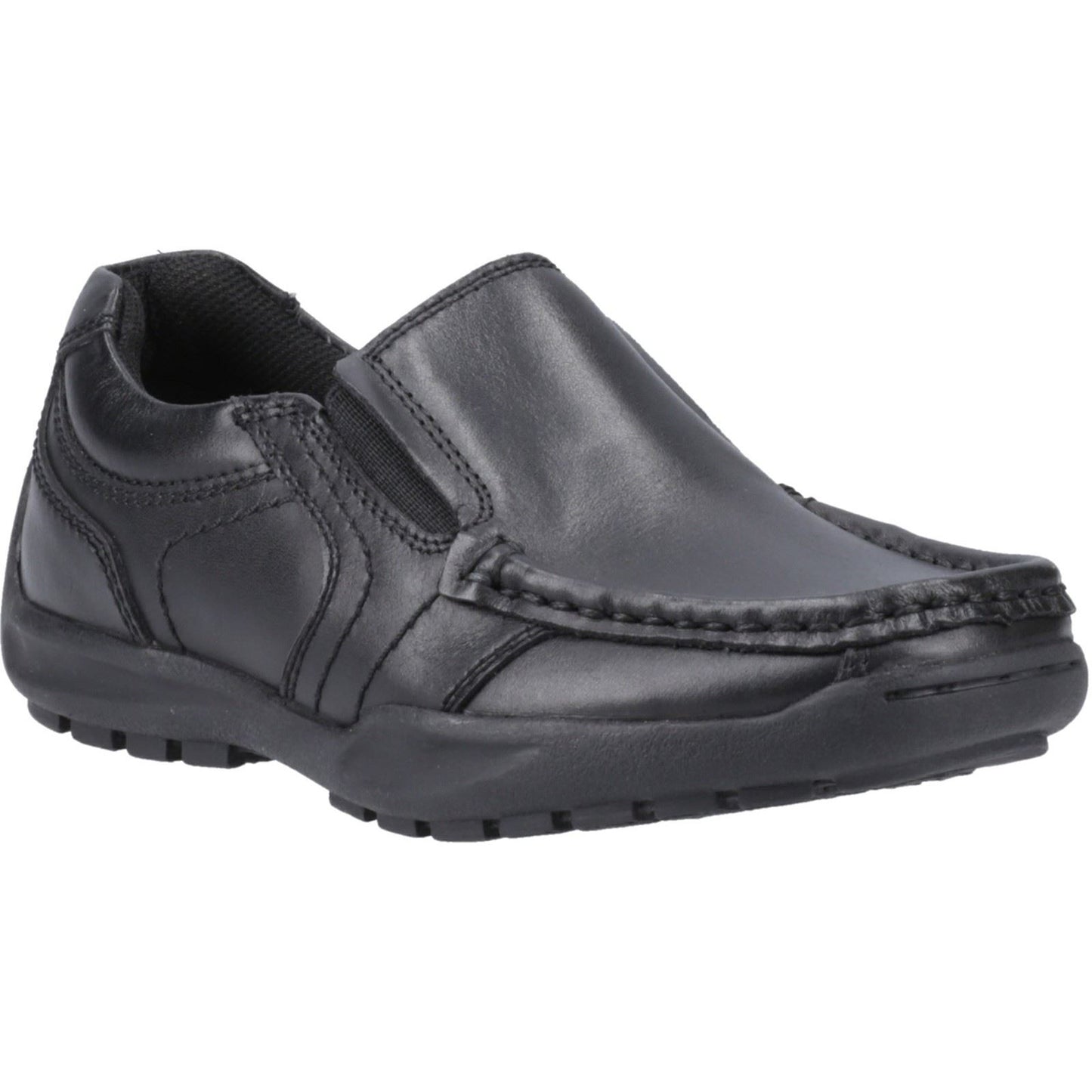 Hush Puppies Morgan Leather Men's Black Loafers