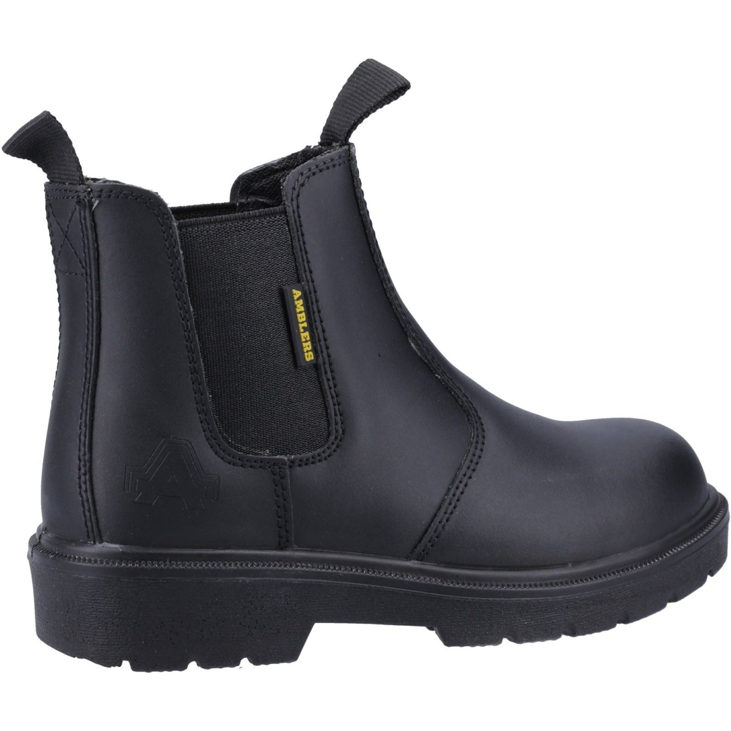 Amblers Safety Men's FS116 Hardwearing Pull on Safety Dealer Boot in Black