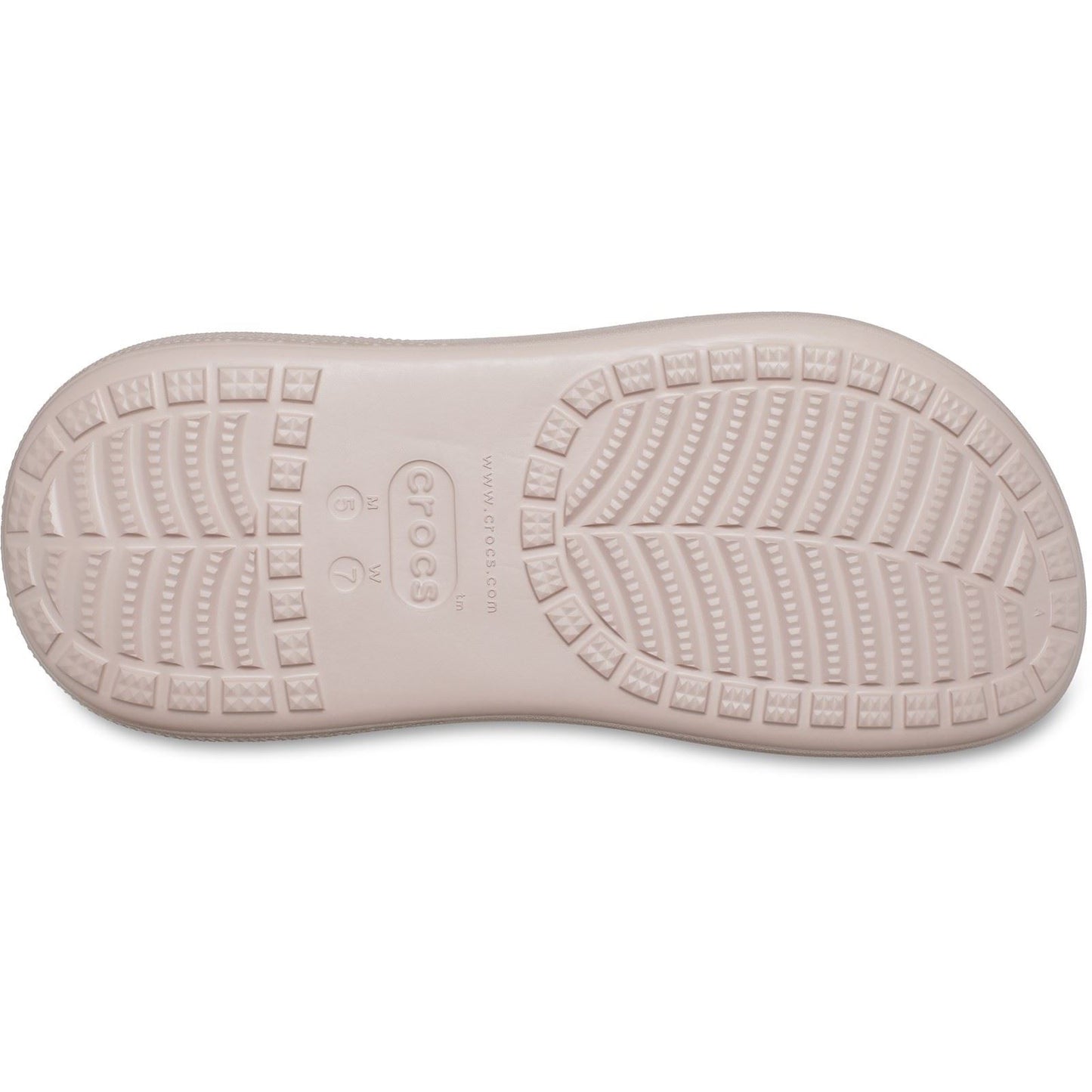 Crocs Unisex Classic Crush Clog in Pink Clay