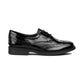 Geox J Agata D Leather Girl's Black Patent Brogues