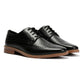 Lambretta Stockton Leather Men's Black Lace-Up Shoes