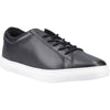 Jack & Jones Men's Galaxy Leather Trainer in Anthracite