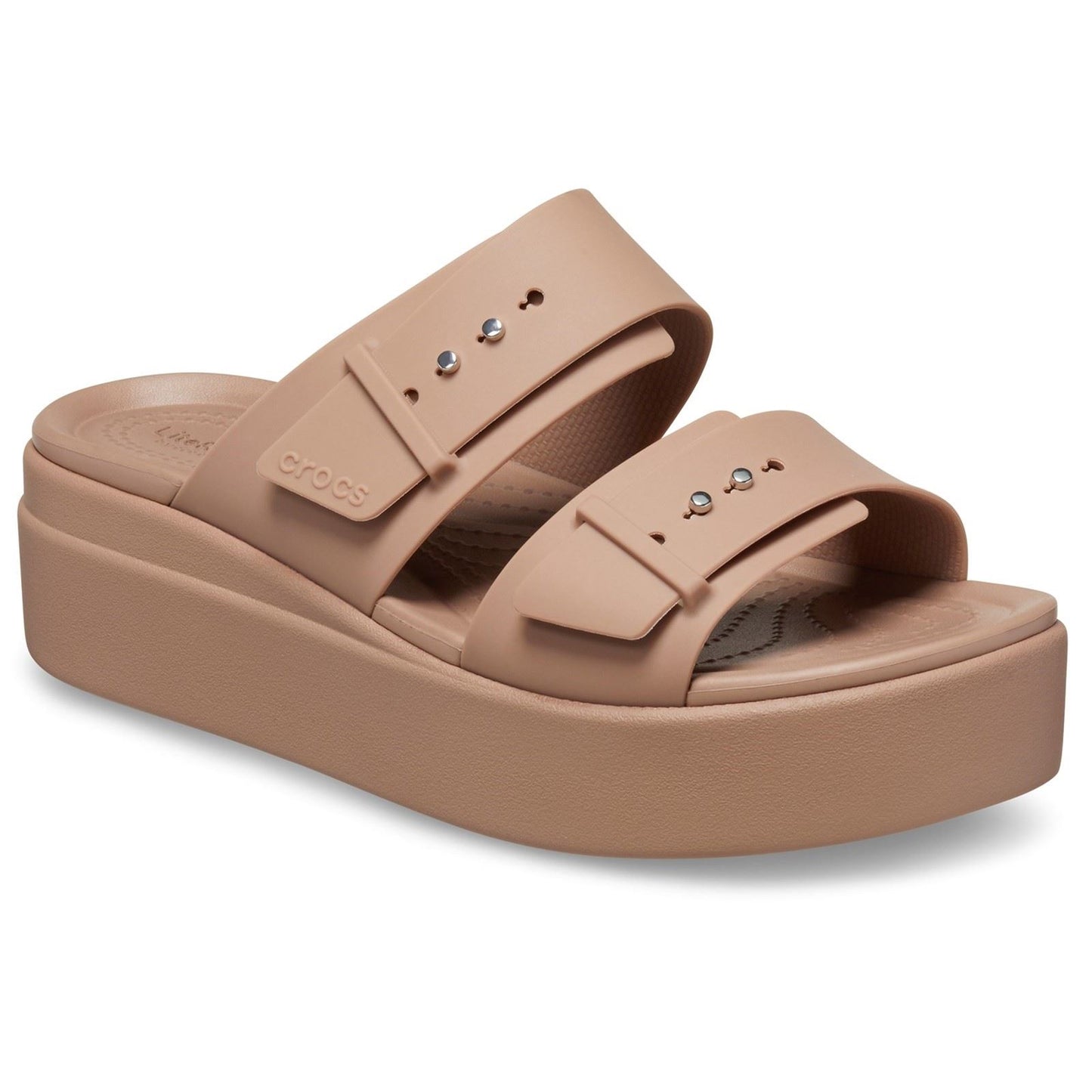 Crocs Women's Brooklyn Sandal Low in Latte