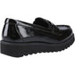 Hush Puppies Francis Loafer Patent Leather Youth Black Loafers