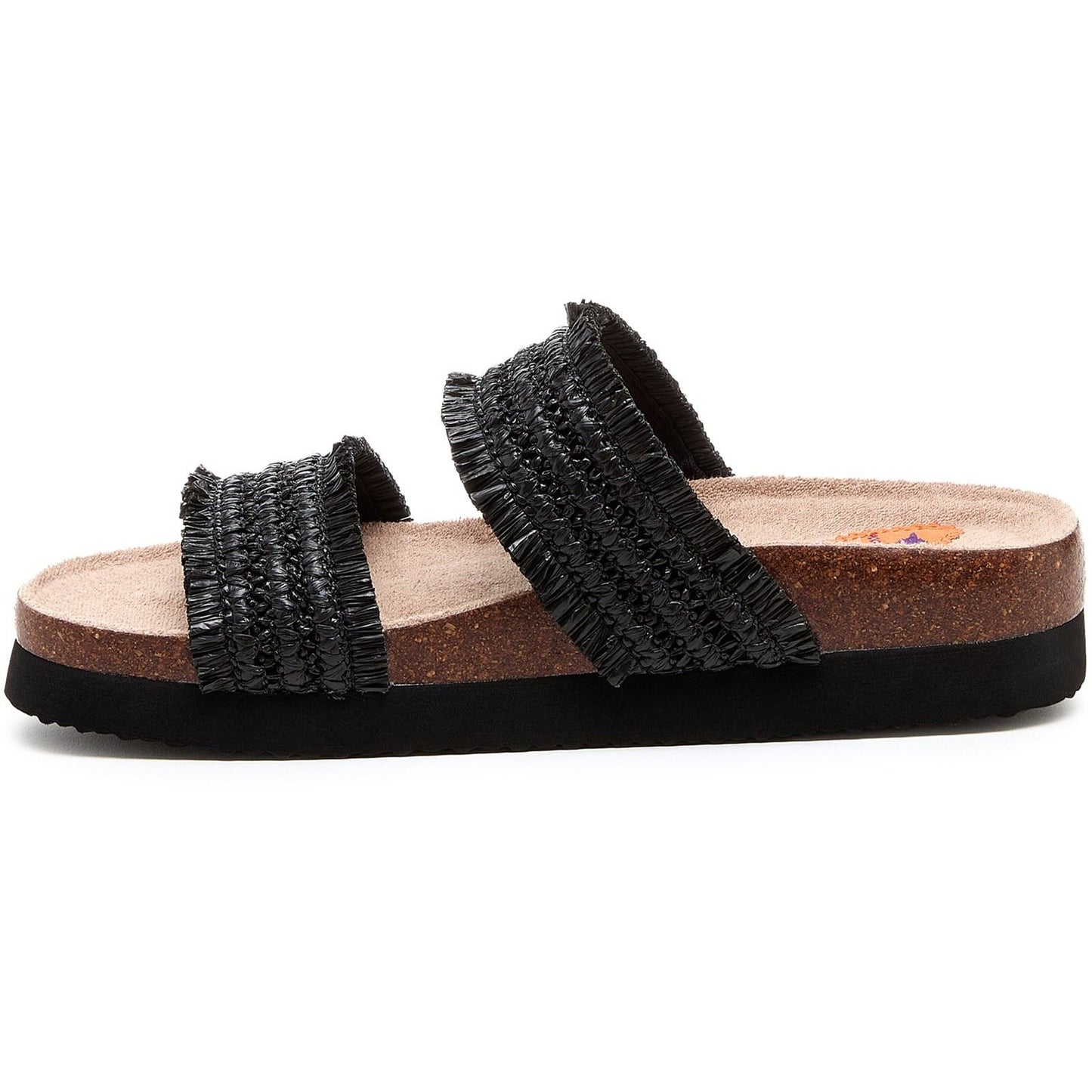 Rocket Dog Women's Aruba Raffia Sandal in Black