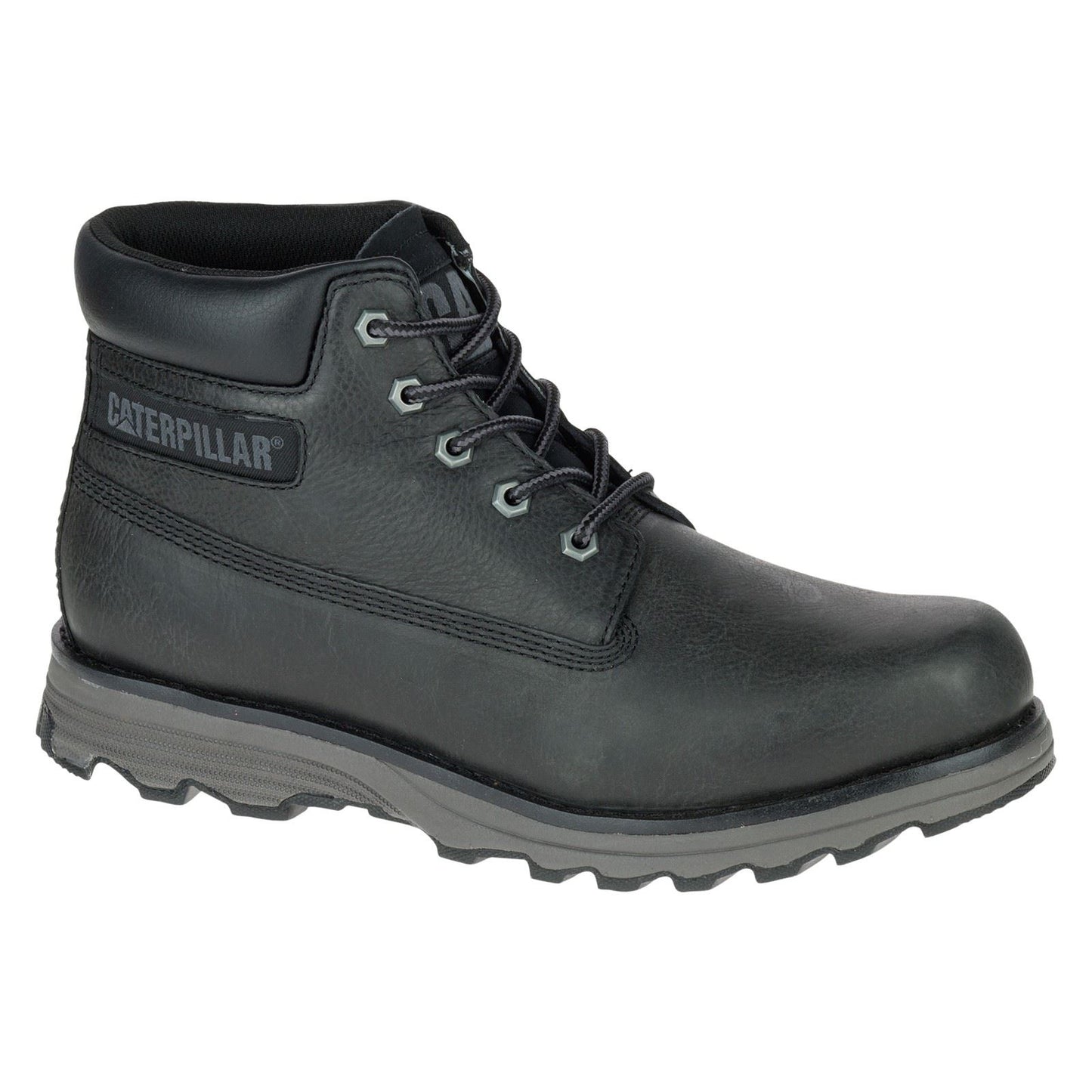 CAT Lifestyle Founder Nubuck Leather Men's Black Ankle Boots