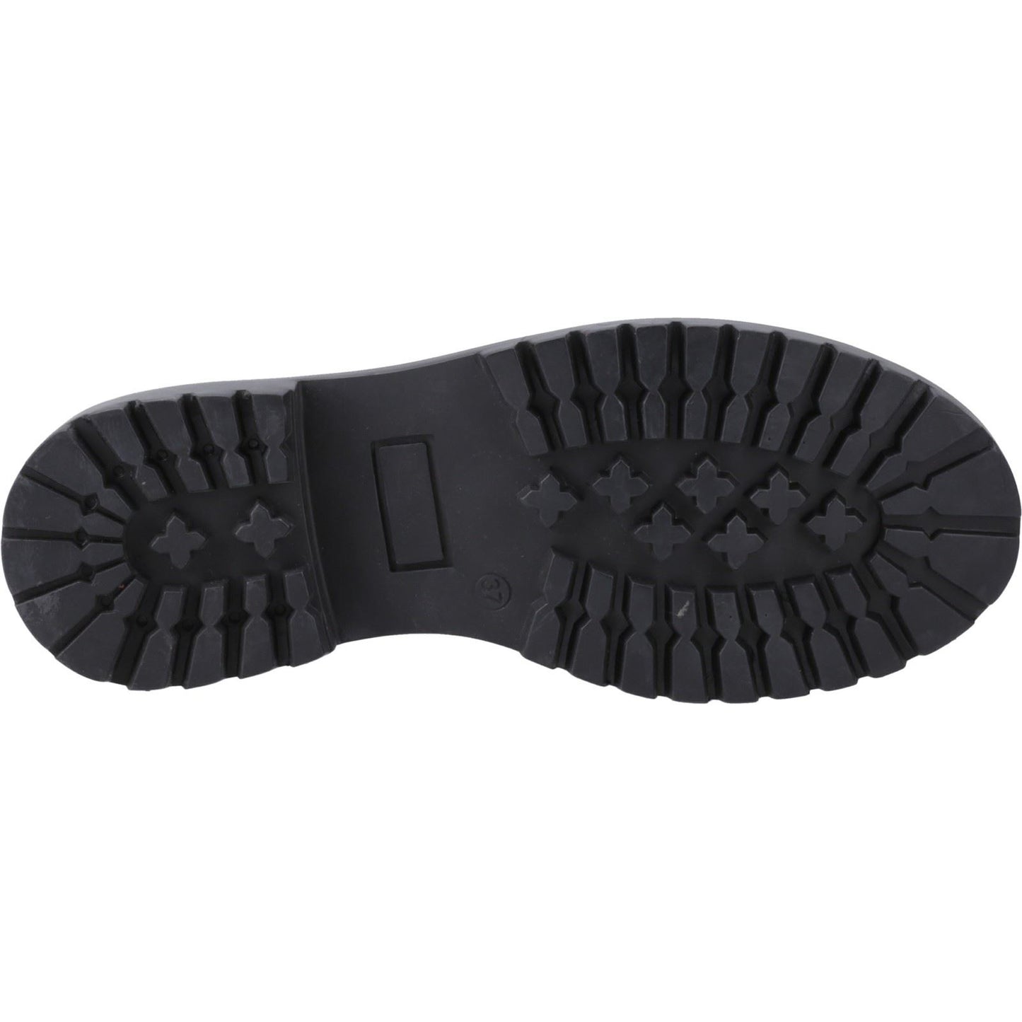 Hush Puppies Aubrey Leather Black Derby Shoes