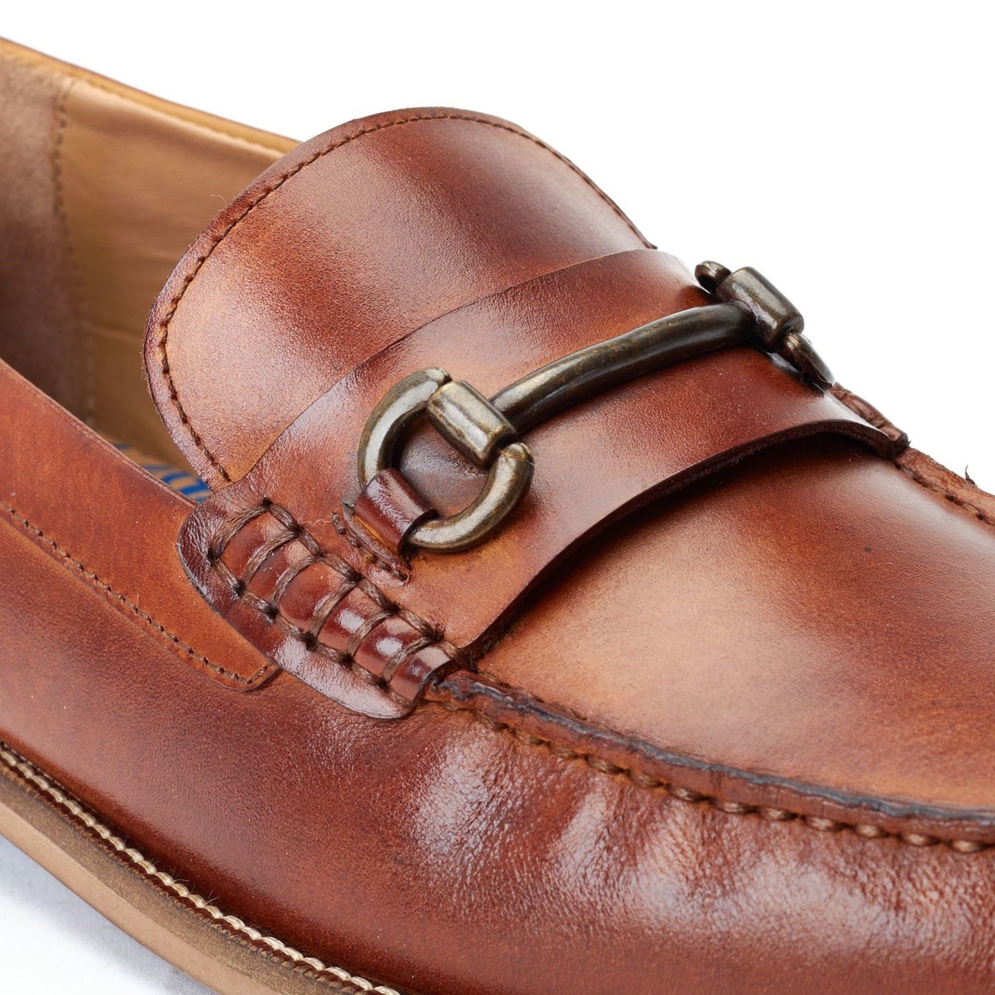 Base London Men's Madison Loafer in Burnt Tan