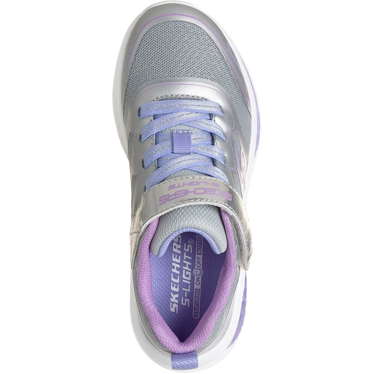 Skechers Cosmic Glow 2.0 Girl's Silver/Sparkle/Multi Trainers