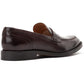 Base London Men's Kennedy Slip On Loafer in Dark Brown