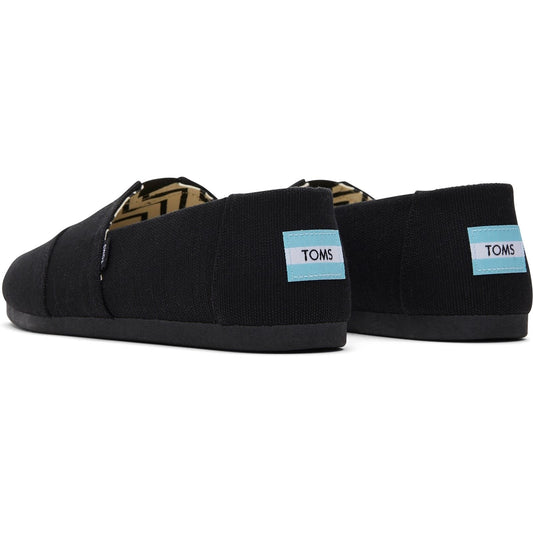 TOMS Alpargata Cotton Men's Black Shoes