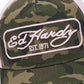 Ed Hardy 1971 Camo 5 Panel Trucker Green Caps