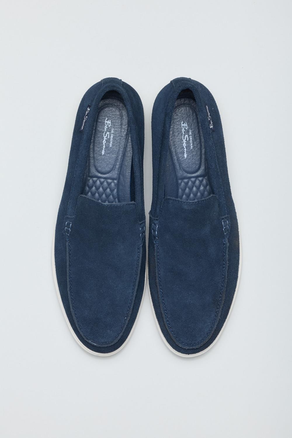 Ben Sherman Amarillo Suede Men's Navy Loafers