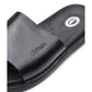 Base London Albany Leather Men's Black Slides