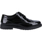 Hush Puppies Women's Verity Brogue in Patent Black