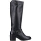 Hush Puppies Women's Heidi Boot in Black Leather