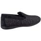 Cotswold Men's Stanley Loafer Slipper in Black