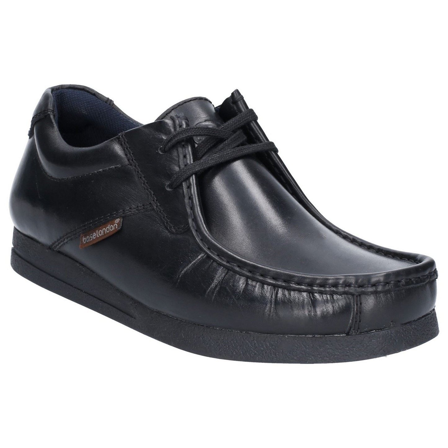 Base London Men's Event Waxy Shoe in Black