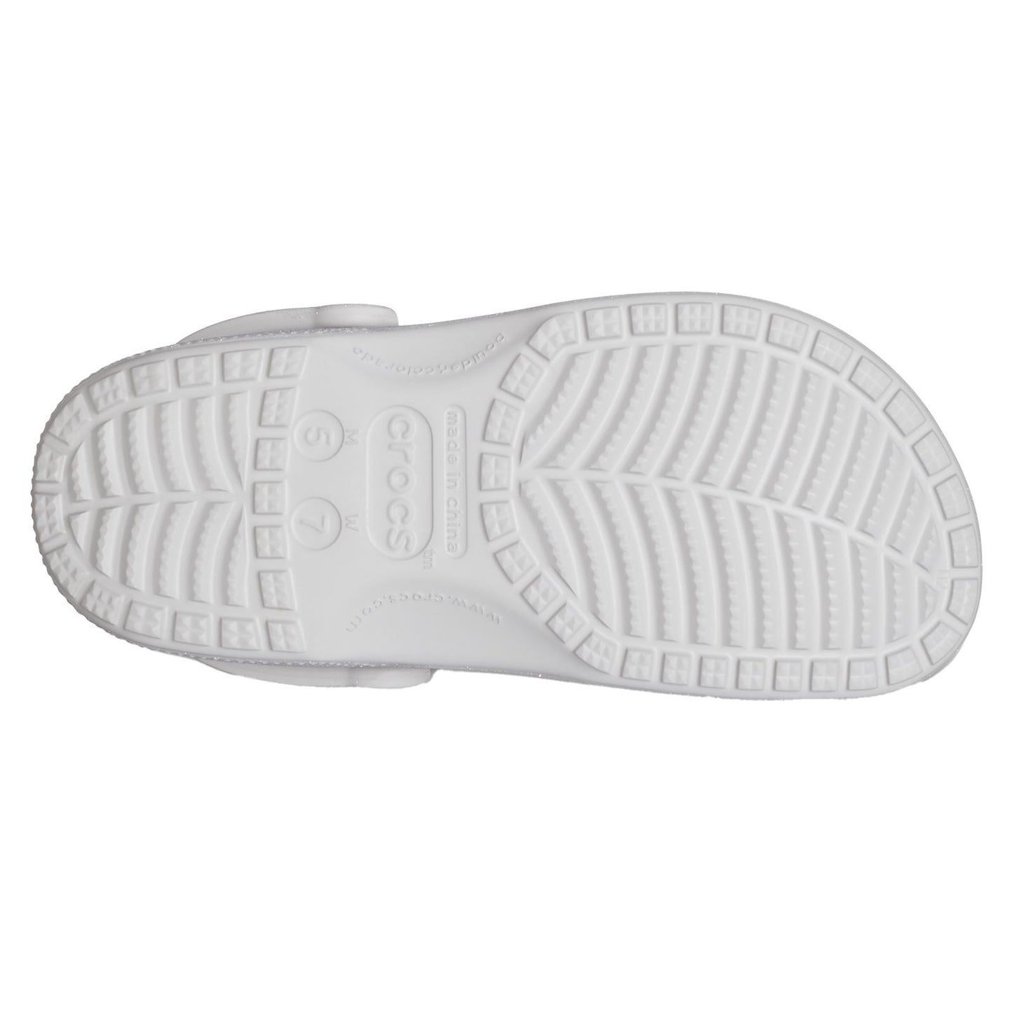 Crocs Unisex Classic Glitter Clog in Atmosphere