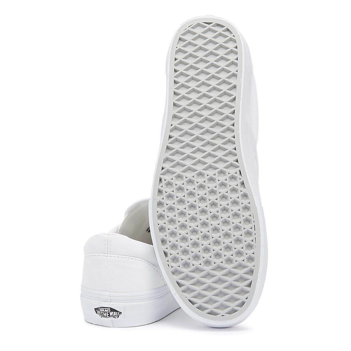 Vans Classic Slip on Women's True White Canvas Trainers