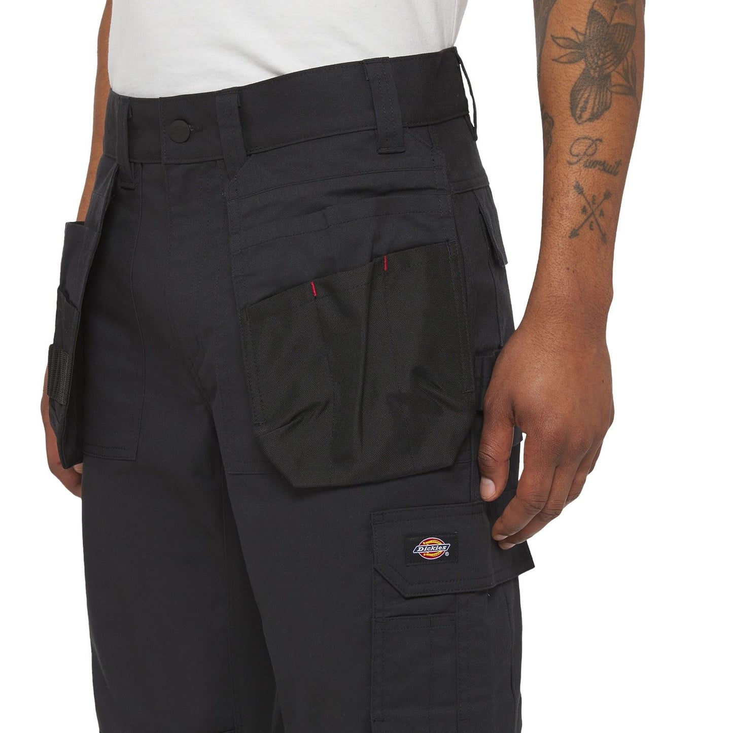 Dickies Men's Multi Pocket Utility Work Pant in Black