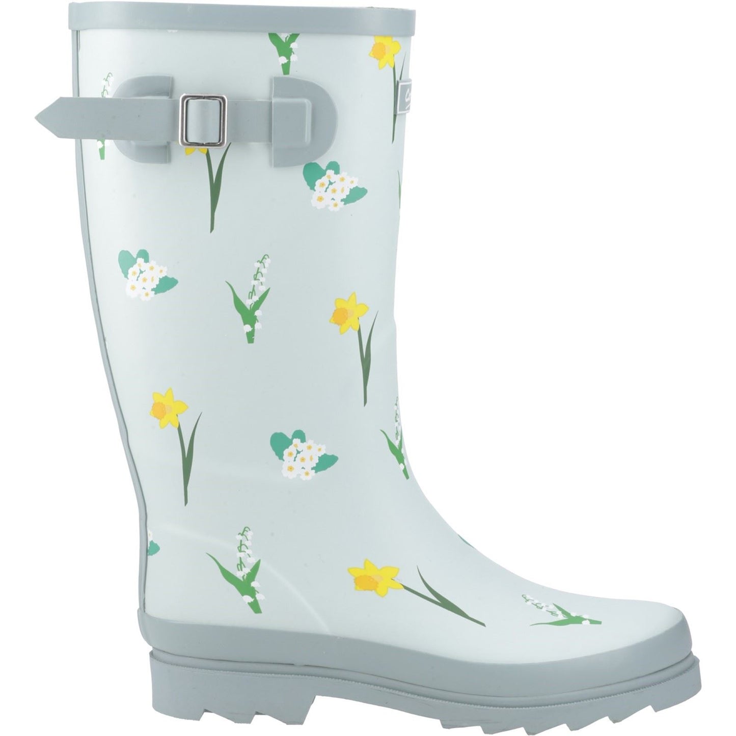 Cotswold Wildflower Tall Rubber Women's Mint Wellington Boots